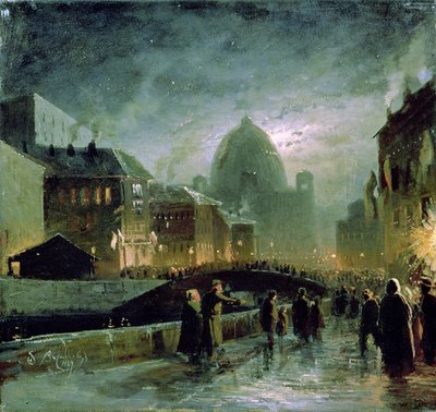 Illuminationen in St. Petersburg von Fedor Aleksandrovich Vasiliev